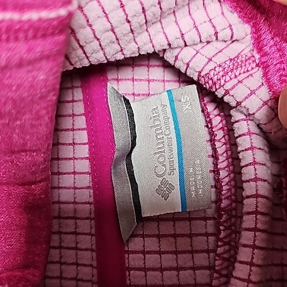 Columbia Omni XS wick fuscia pink pullover hoodie - Picture 2 of 16